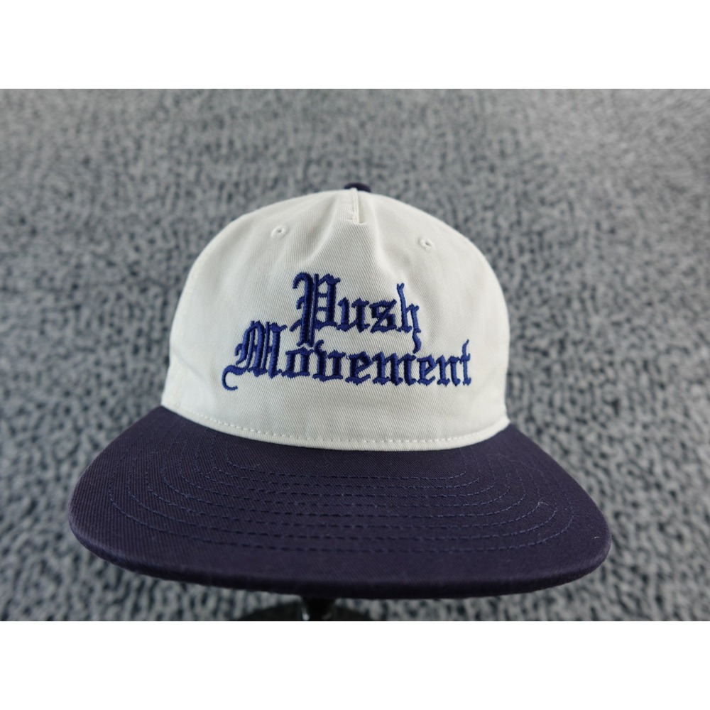 AS Colour Push Movement Snapback‎ Hat Cap Class Two Tone Beige & Black NEW